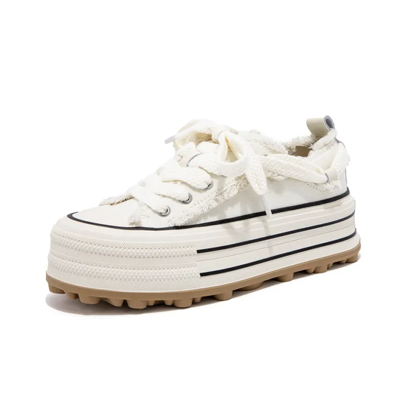 FALLINMISS Stud Shoe Collection Lightweight Height Increasing Low-Top Canvas Shoes Women's-1