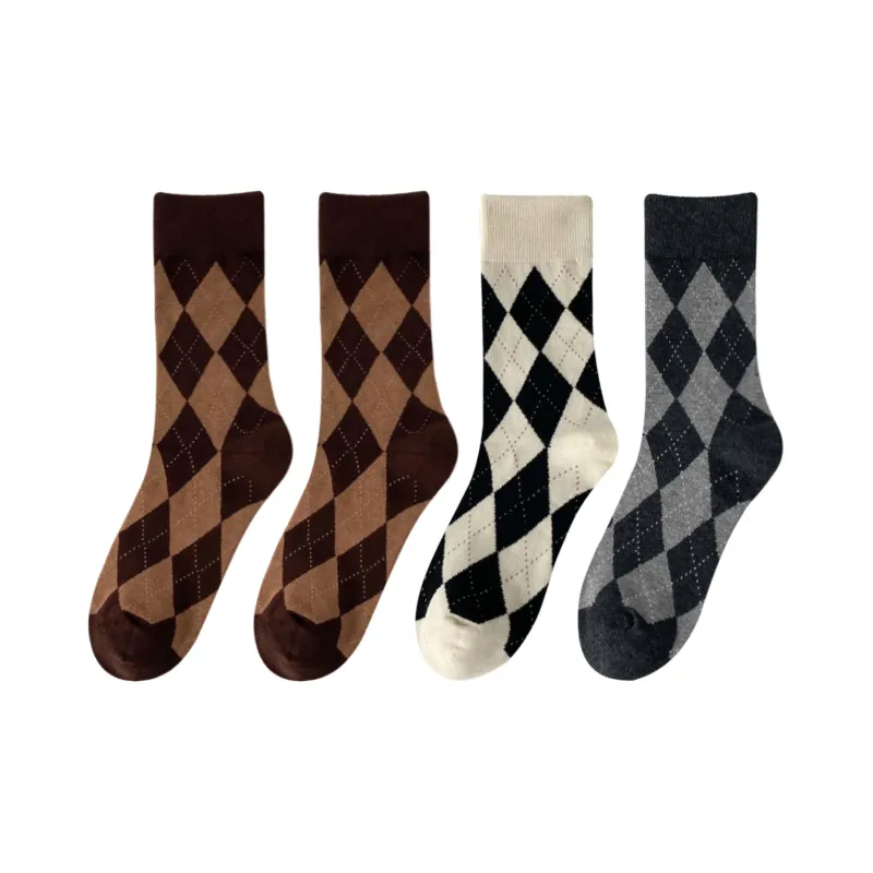 XXLLG Mid Calf Socks Women's 4 Pack-2