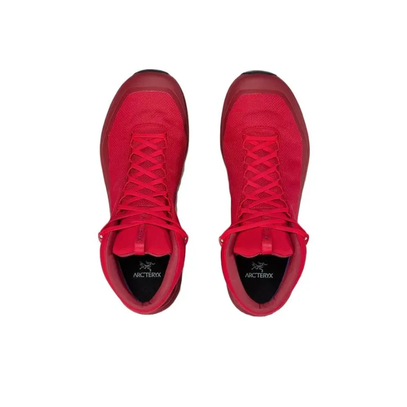 Arcteryx Aerios Mid Gt Cushioning Wear Resistant Mid Top Hiking Shoes Unisex Red-3