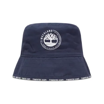 Timberland Cotton Bucket Hats Kids' Blue