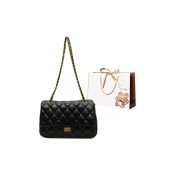 ERANGBEAR PU One Shoulder Shoulder Bag Regular Women's Ecru Coffee Black