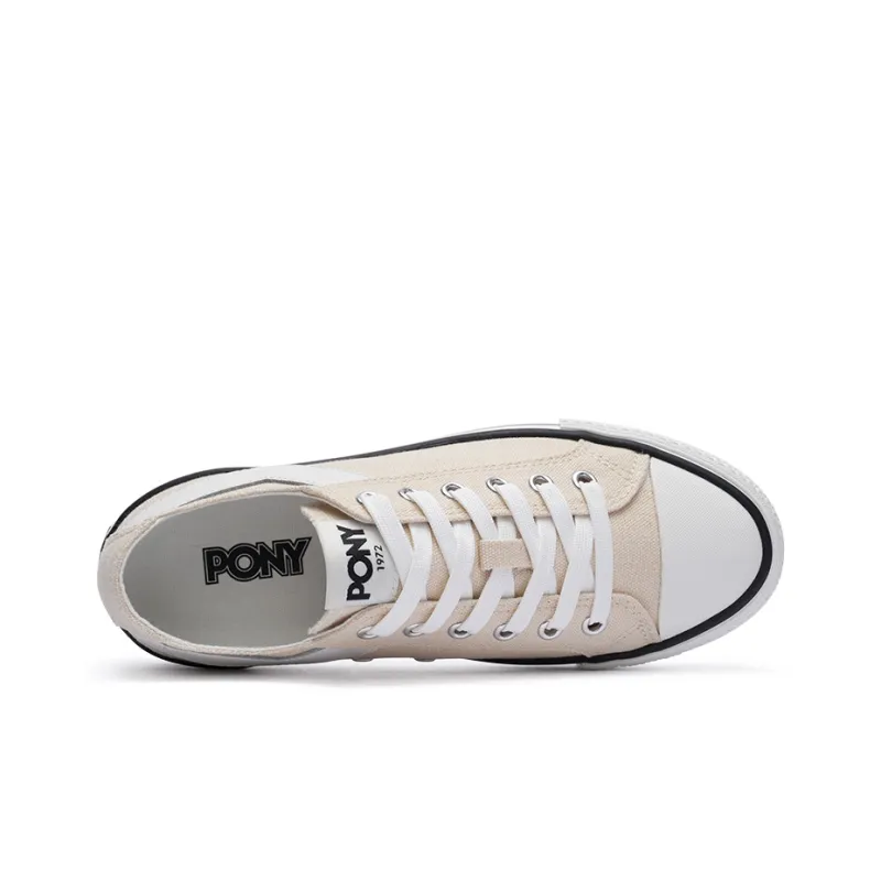 PONY Shooter Low Top Canvas Shoes Unisex Beige-2