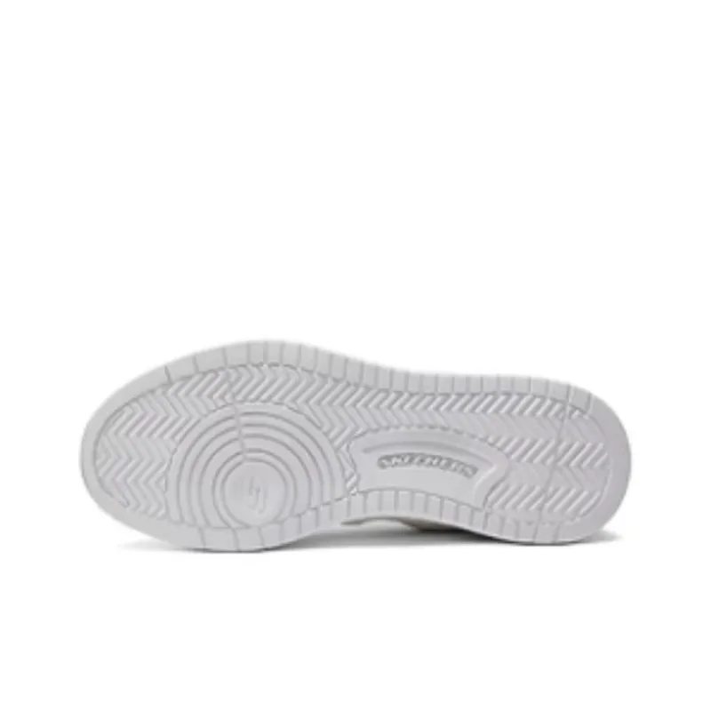 Skechers Slip Resistant Cushioning Wear Resistant Low Top Skateboard Shoes Men's White-5