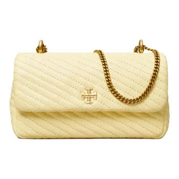 TORY BURCH Kira Nappa Leather Shoulder Bag Crossbody Bag Mini Women's Lemon