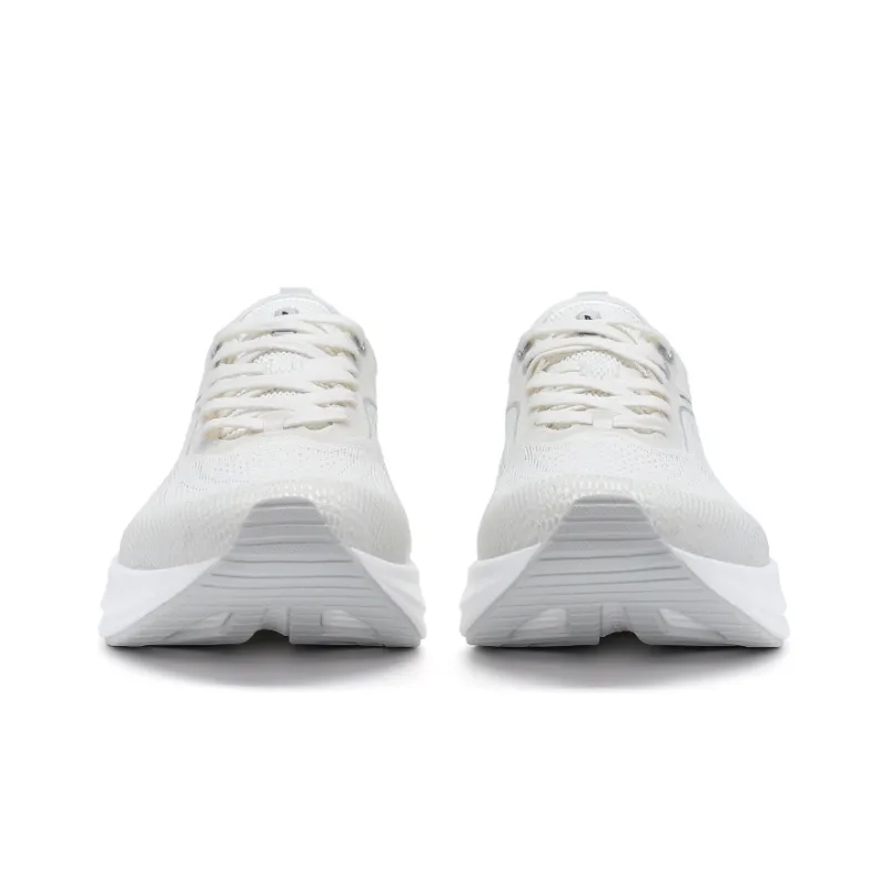 XTEP Light Wing 2.0 Slip Resistant Low Top Training Running Shoes Women's Sail White Silver-5