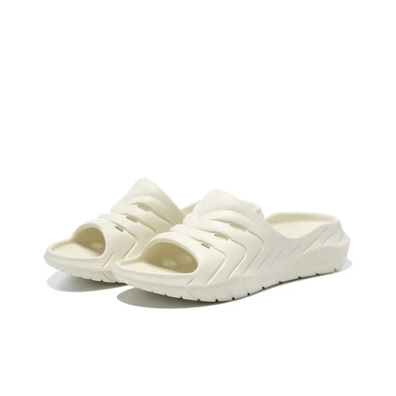 BMAI Slide Slippers Unisex White-2