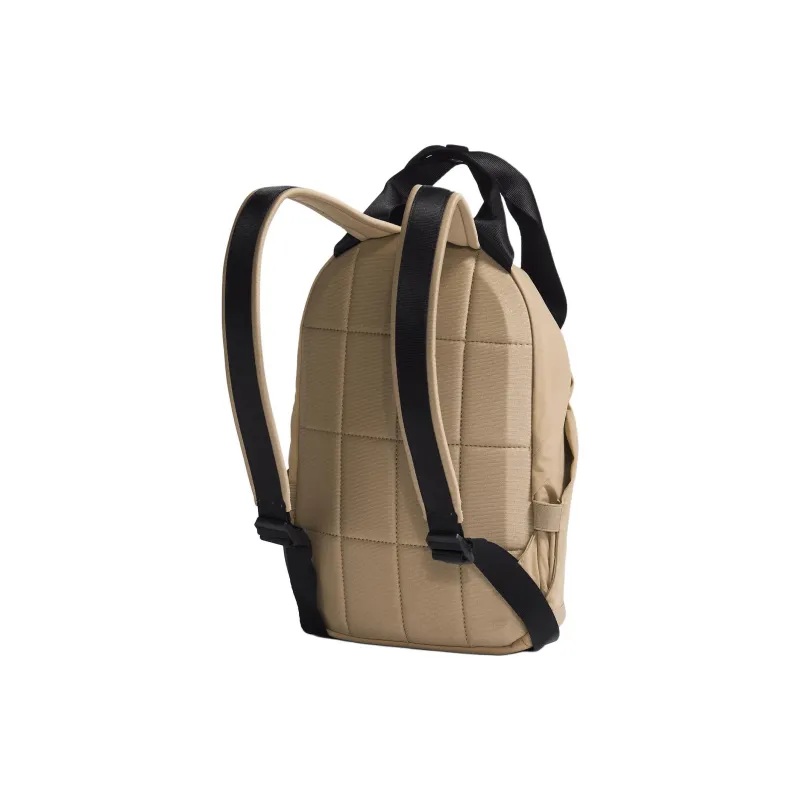 THE NORTH FACE Recycled Nylon Backpack Mini Unisex Seaweed Tan & Black-2