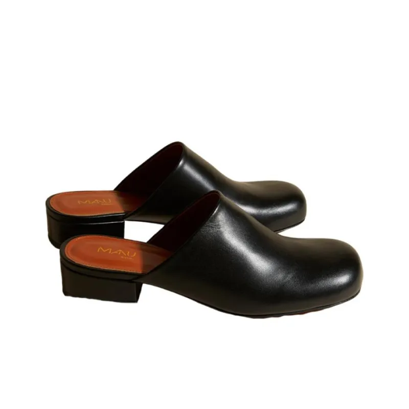Manu Atelier Beste Slippers Wrap-toe Slippers Women's Black-1