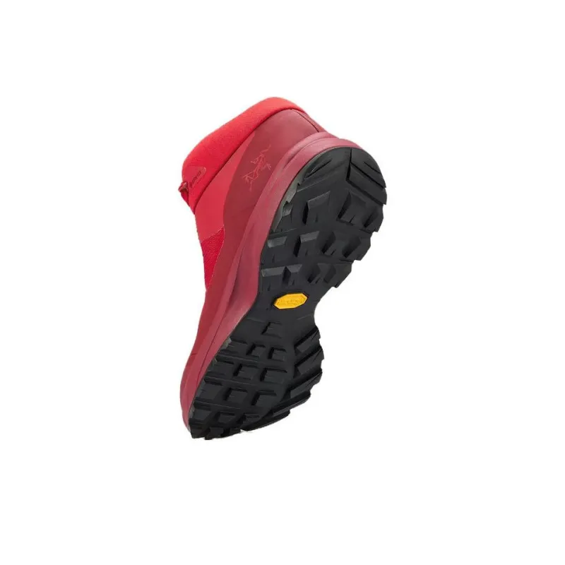 Arcteryx Aerios Mid Gt Cushioning Wear Resistant Mid Top Hiking Shoes Unisex Red-4