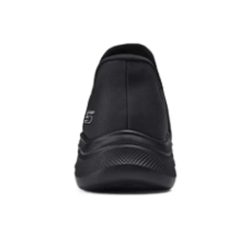 Skechers Go Walk Fle Slip Ins Flash Technology Breathable Quick Dry Low Top Casual Shoes Men's Black-3