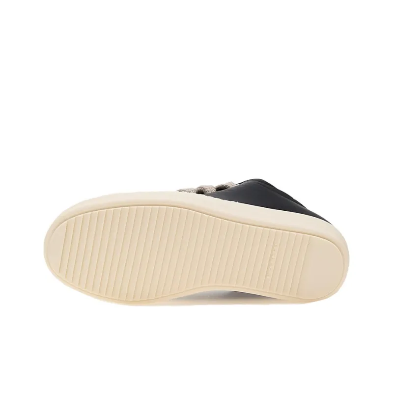 Rick Owens DRKSHDW Low Top Jigglypuff, Skateboard Shoes Women's Black White-4