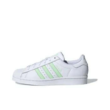 Superstar Women's Adidas Originals 'White Semi Green Spark' Women's