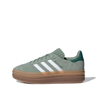Adidas Originals Gazelle Bold Silver Green Gum Women's'ss