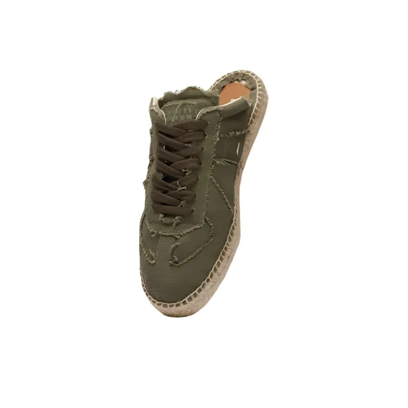 Maison Margiela Replica Slip Resistant Closed Toe Slippers Women's Green-1