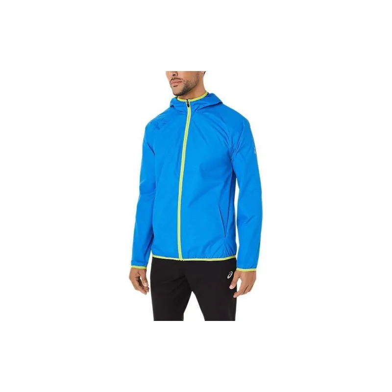 Asics Packable Jacket Jackets Coats Men's Blue-2