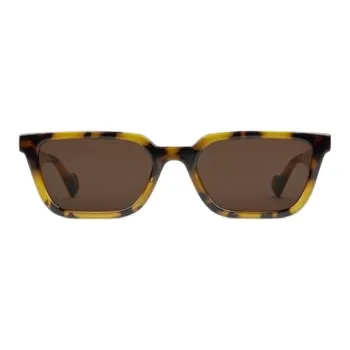 GUCCI Tortoiseshell Rectangle-frame Sunglasses