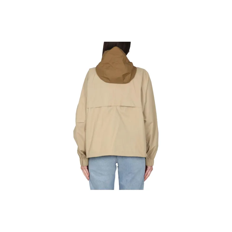 K WAY Jackets Coats Women's Beige-1