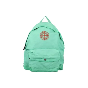 STONE ISLAND Compass Embroidered Zipped Backpack