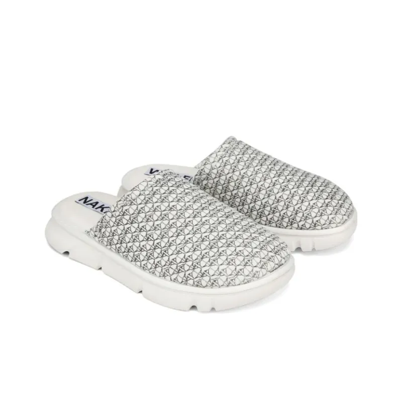 Naked Wolfe Quiet Wrap-toe Slippers Men's White-1