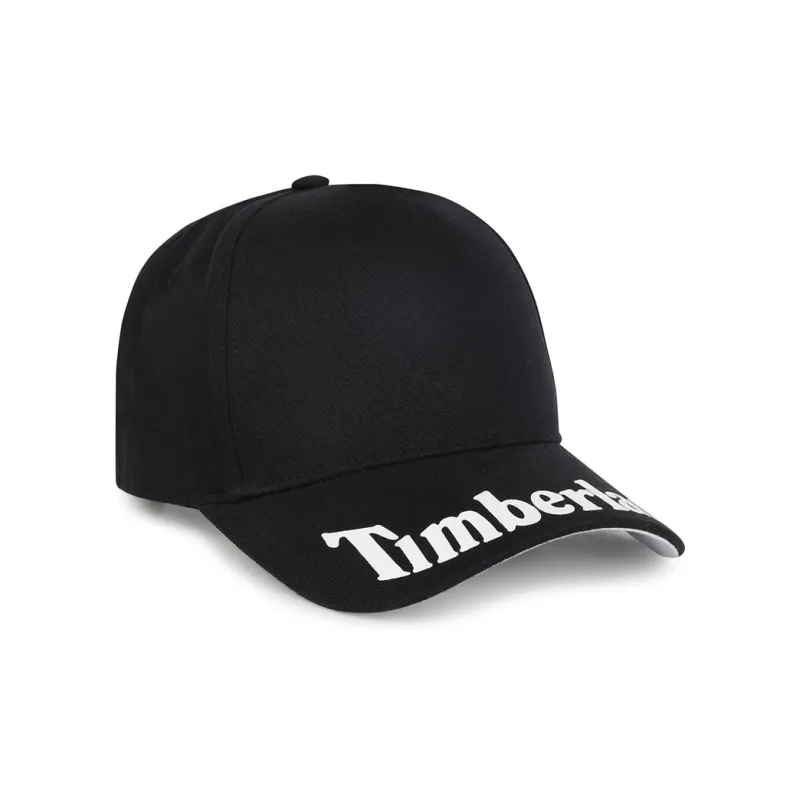 Timberland Cotton Baseball Caps Unisex Black-1