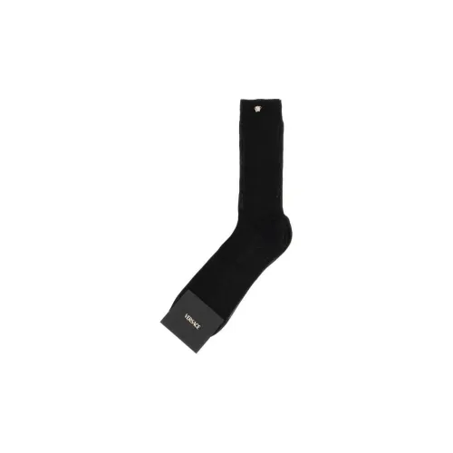 VERSACE Mid-Calf Socks Women's Black