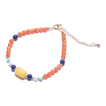 Pan Homestead Southern Red Agate Fine Jade Bracelets Women's