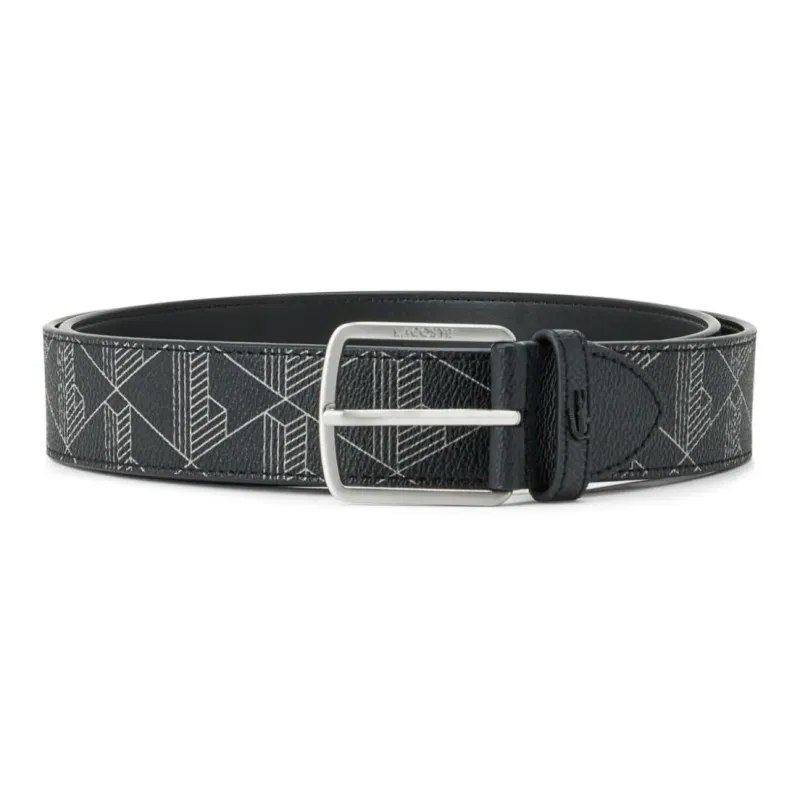 LACOSTE Logo engraved Belt-0