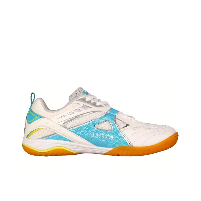 JOOLA Anti-Slip Wear-Resistant Low-Top Training Shoes Unisex White Blue-1