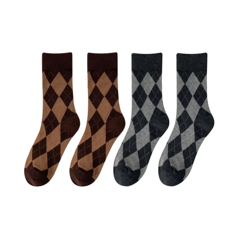 XXLLG Mid Calf Socks Women's 4 Pack-4