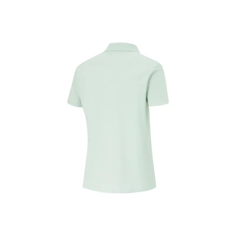 LiNing Fitness Series Polo Shirt Women's Ice Cream Green-1