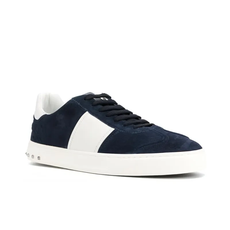 Valentino Low Top Skateboard Shoes Men's Blue-2