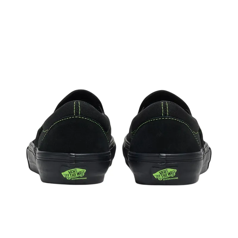 Vans Slip on Skate Cushioning Wear Resistant Low Top Skateboard Shoes Unisex Black-2