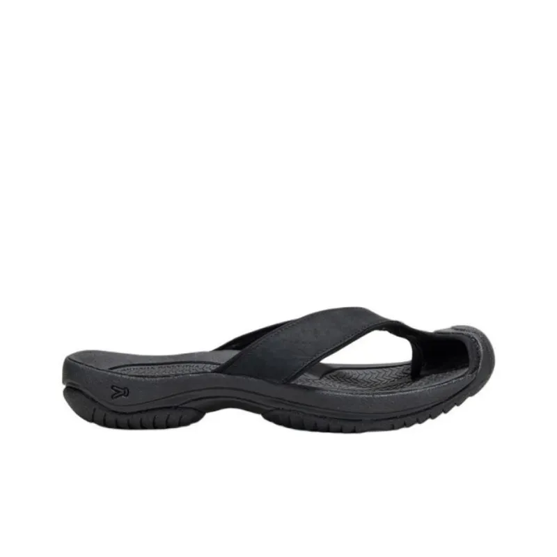 KEEN WAIMEA TG Abrasion Resistant Quick Dry Flip Flops Men's Black-1