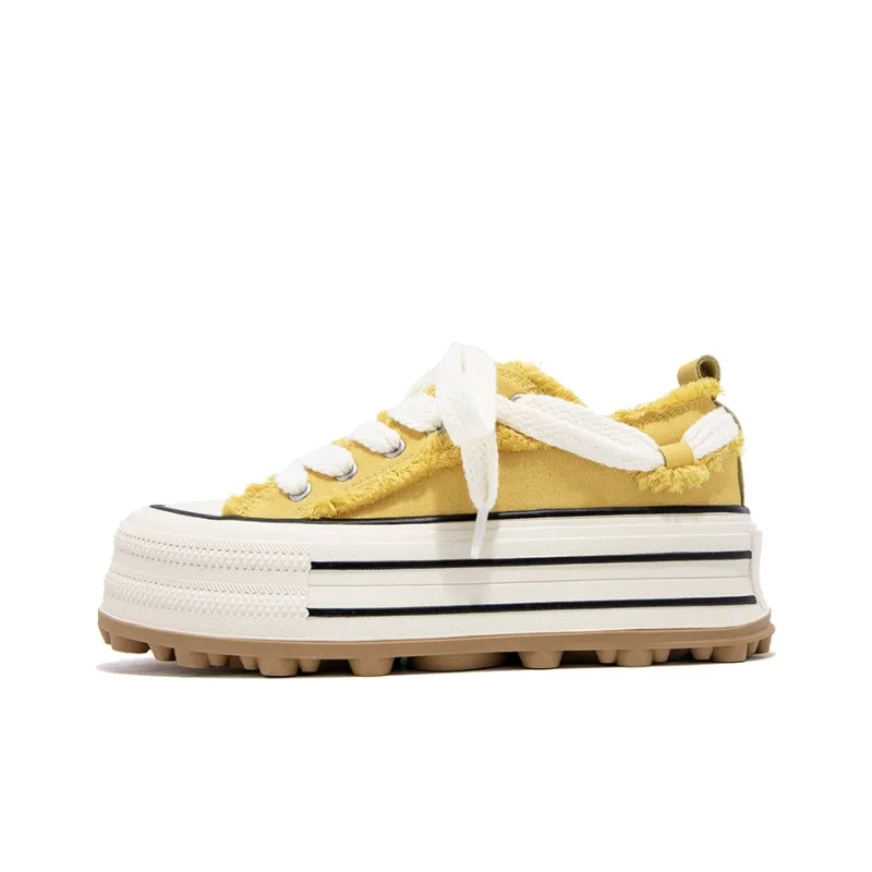 FALLINMISS Stud Shoe Collection Lightweight Height Increasing Low-Top Canvas Shoes Women's-15