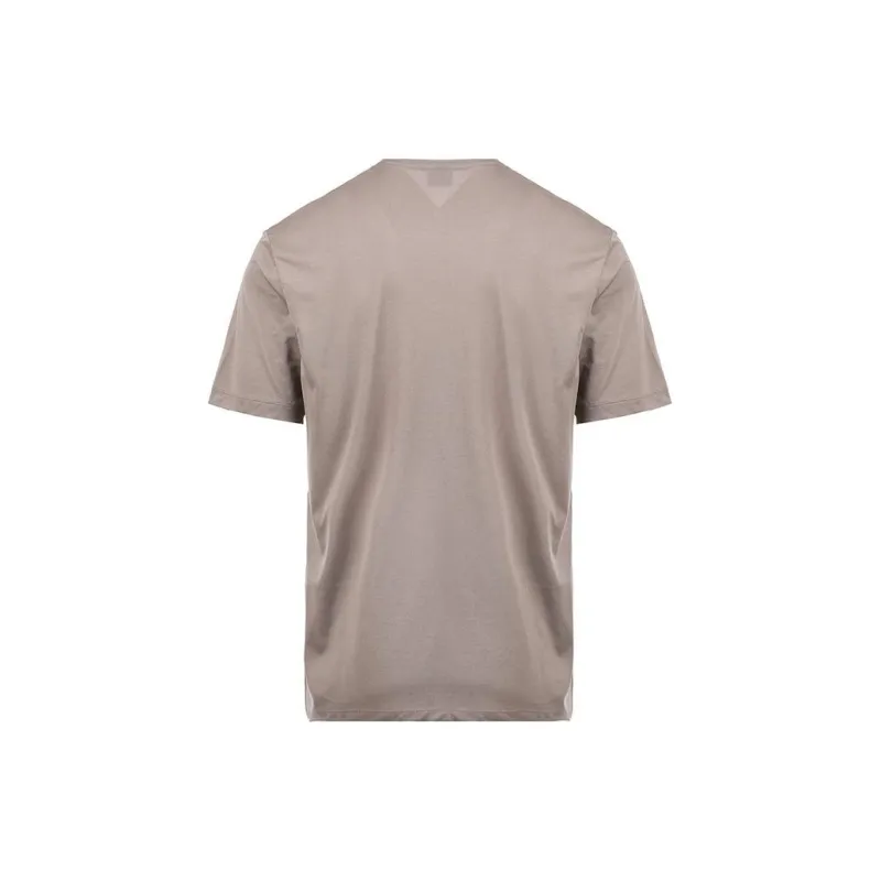 EMPORIO ARMANI SS24 T Shirt Men's Light Coffee-1