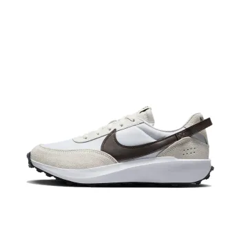 Nike Waffle Debut Cushioning, Slip Resistant, And Abrasion Resistant Low Top Casual Shoes Women's Ecru