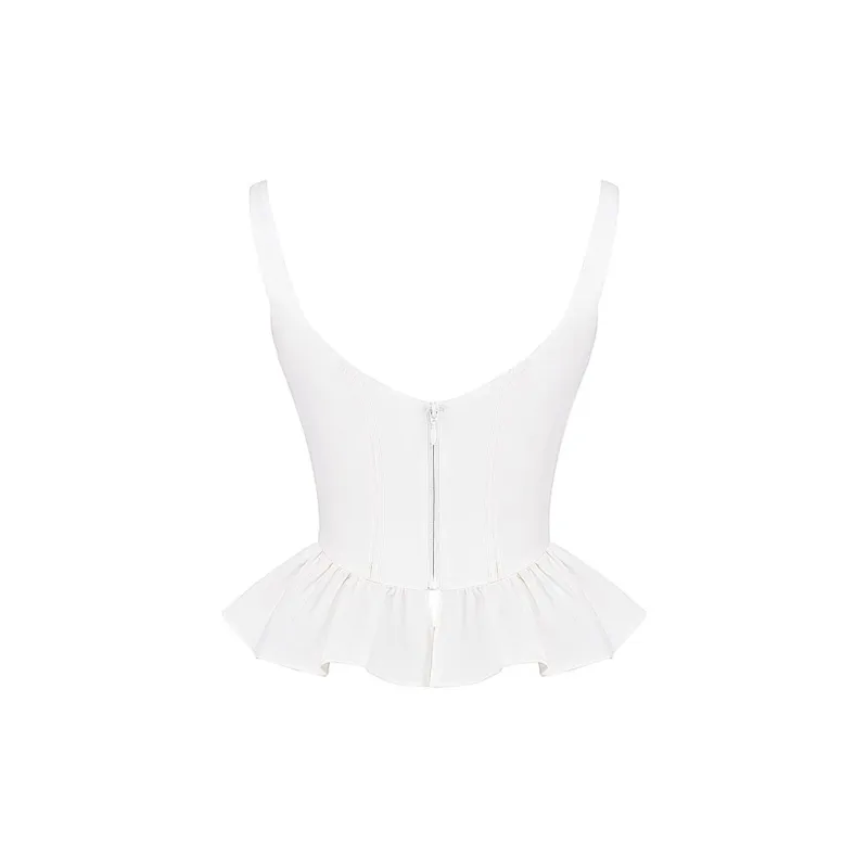 HOUSE OF CB GIGOU Camisole Women's WHITE/White-6