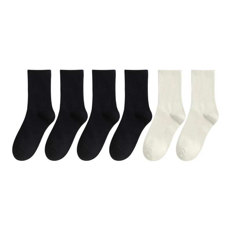 XXLLG Mid Calf Socks Unisex 6 Pack-9