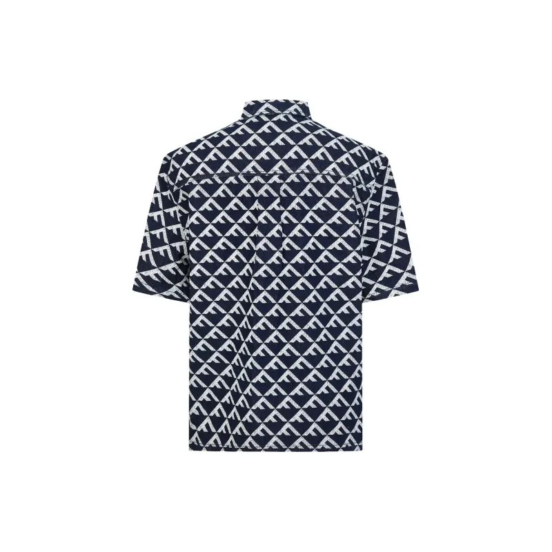 FERRE Denim Jacket Men's Blue Pattern-1