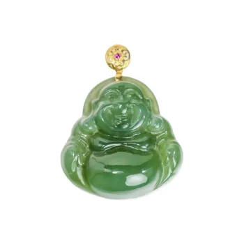 Qingjing Hetian Jade Pendants Women's Jasper