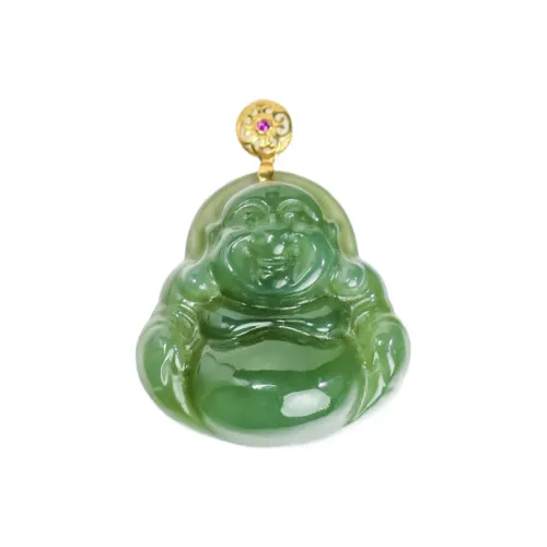 Qingjing Hetian Jade Pendants Women's