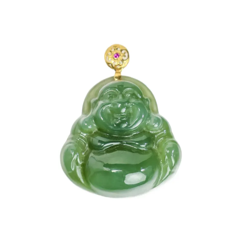 Qingjing Hetian Jade Pendants Women's Jasper-0