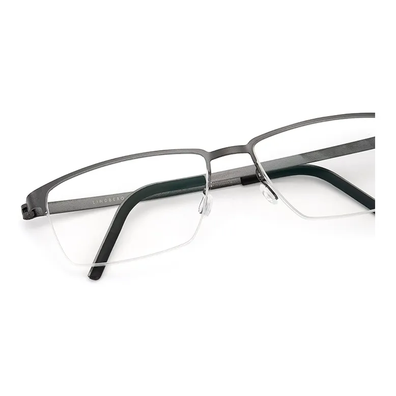 LINDBERG Titanium Square Eyeglass Frames Unisex-1