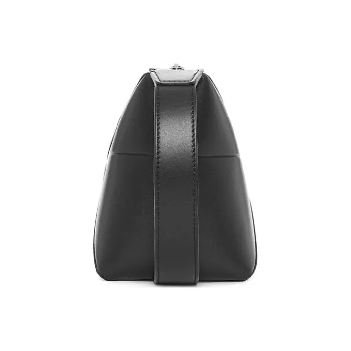 LOEWE Cow Leather Toiletry Bag Men's Black-2