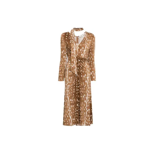 DVF Diane von Furstenberg Marsha Animal-print Dress