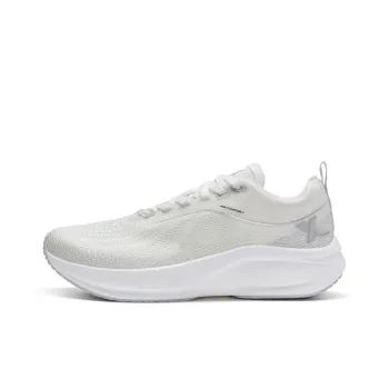 XTEP Light Wing 2.0 Slip Resistant Low Top Training Running Shoes Women's Sail White Silver