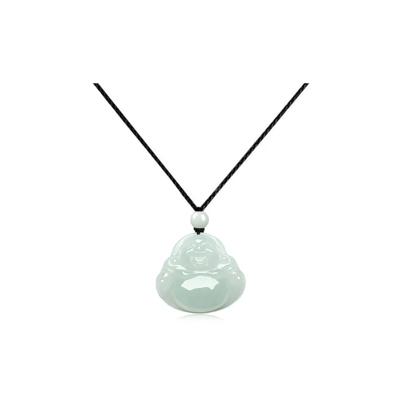 Emerald Dynasty Bean Type Jadeite Necklaces Unisex-0