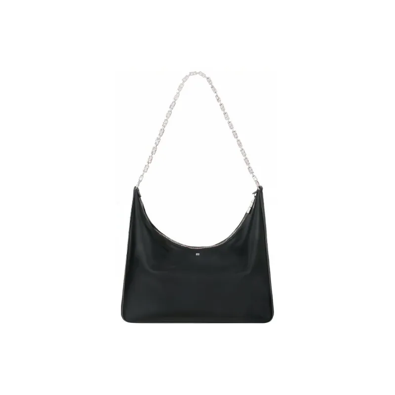 Givenchy Moon Cut Out Shoulder Bag Medium Black-2
