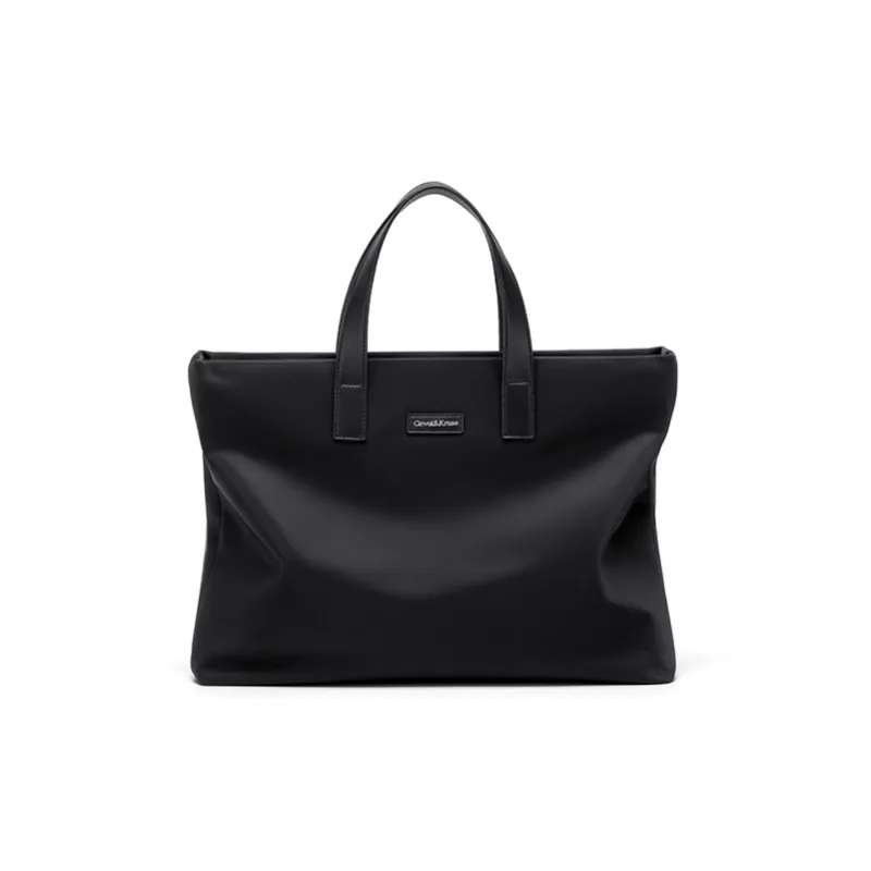 Simvay Clos Fabric Business Handbag Briefcase Laptop Bag Medium Size Men's Black-1