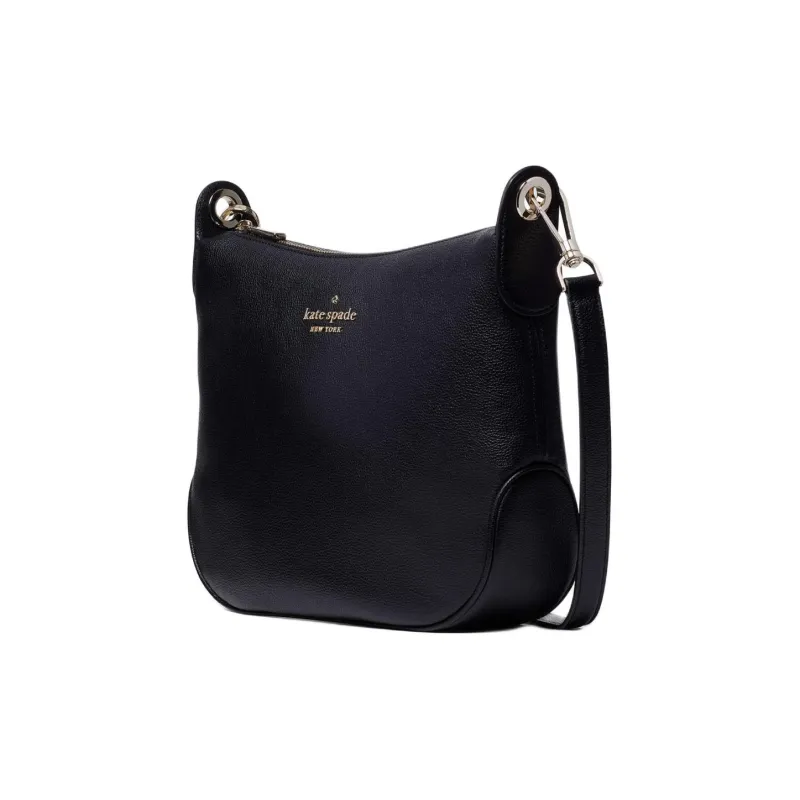 Kate Spade Pebbled Leather Shoulder Bag Crossbody Bag Women's Black-2